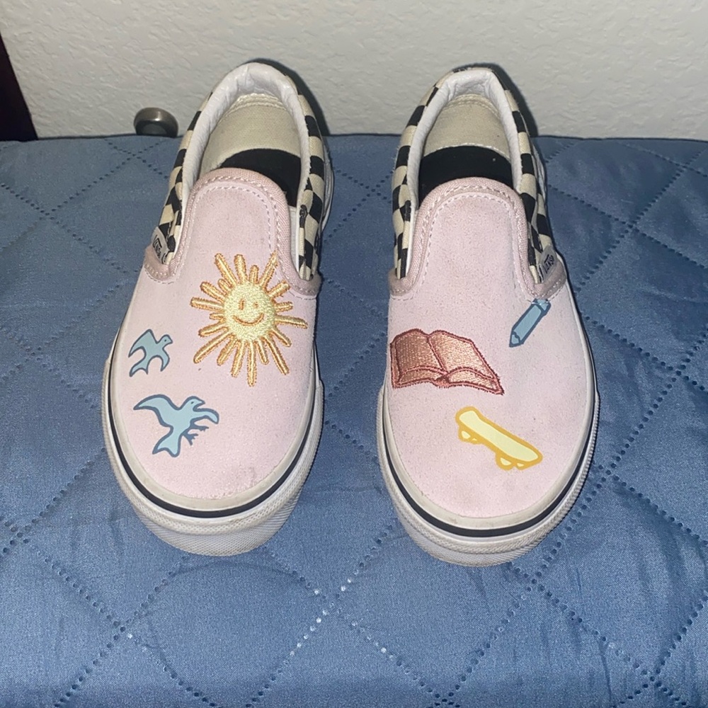 #34 Vans Kids Skateistan Classic Checkerboard Slip On